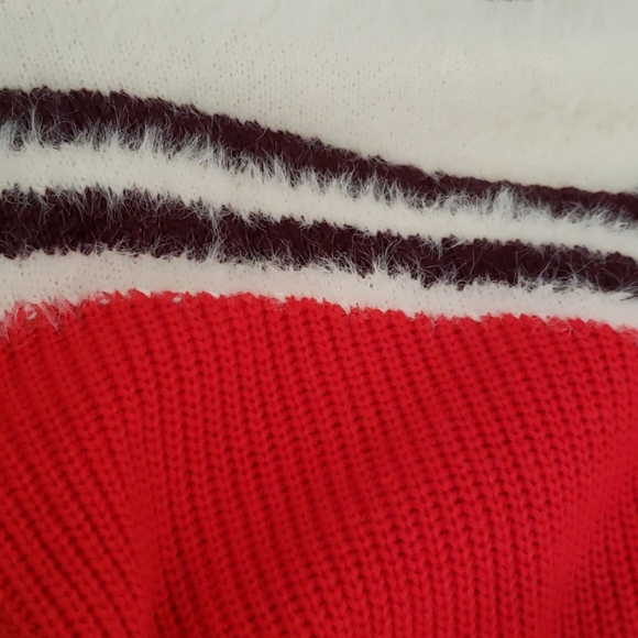 Oh MG! Red Knit Sweater - Picture 4 of 6